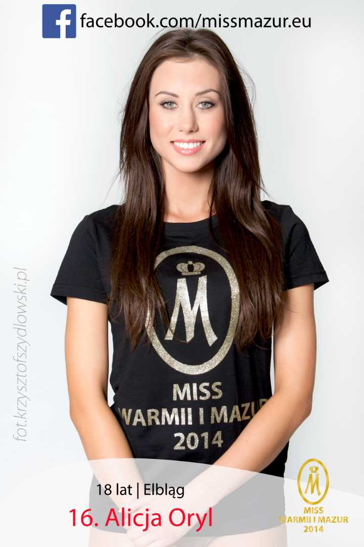 , Finalistki Miss Warmii i Mazur 2014, Miss Warmii i Mazur