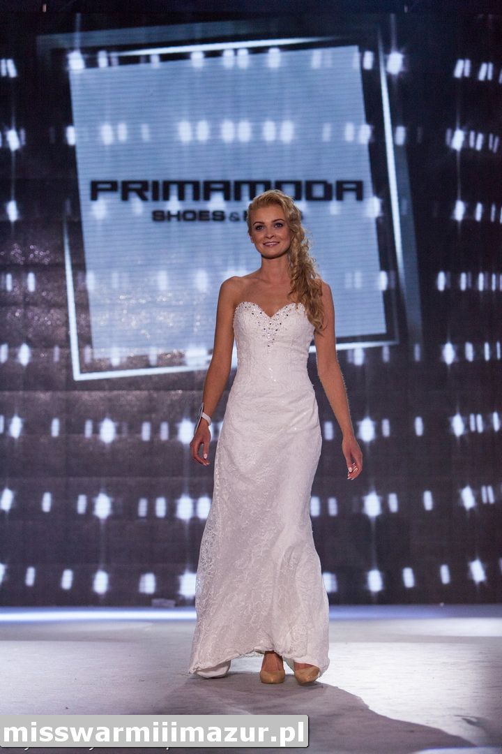, Miss Polski 2014. Pokaz w sukniach ślubnych., Miss Warmii i Mazur