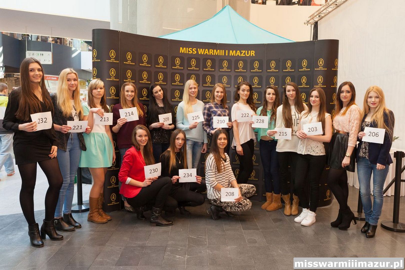 , Miss Warmii i Mazur 2015. II casting w Galerii Warmińskiej Olsztyn, Miss Warmii i Mazur